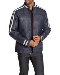 xray jeans white leather jacket