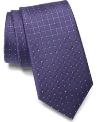 Calvin Klein - Brunswick Micro Grid Tie - Lyst