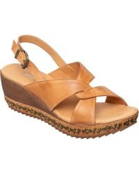 Antelope - Danessa Platform Wedge Slingback Sandal - Lyst