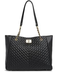 Karl Lagerfeld - Agyness Quilted Leather Tote Bag - Lyst
