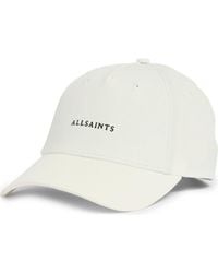 AllSaints - Logo Baseball Cap - Lyst
