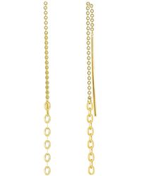 Ron Hami - 14k Gold Chain Link Threader Earrings - Lyst