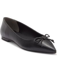 Stuart Weitzman - Gabby Pointed Toe Bow Flat - Lyst