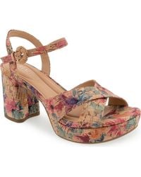 Kenneth Cole - Reeva Platform Sandal - Lyst