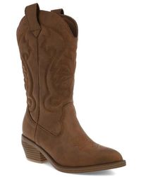 MIA - Caela Western Boot - Lyst