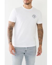 True Religion - 3d Horseshoe Buddha Cotton Crew Graphic T-shirt - Lyst