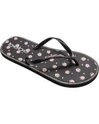 Bebe - Peach Flip Flop - Lyst