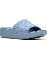 Clarks - Drift Twist Wedge Slide Sandal - Lyst