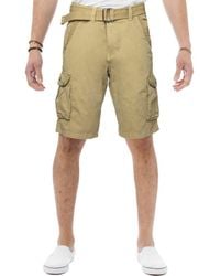 Xray Jeans - Belted Cotton Twill Cargo Shorts - Lyst