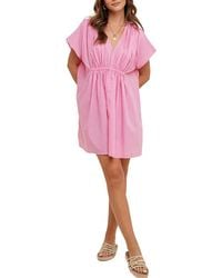 Wishlist - Ruched Cover-Up Dress - Lyst