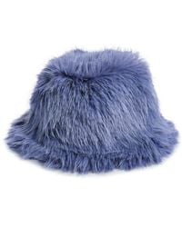 Free People - Ice Queen Faux Fur Bucket Hat - Lyst