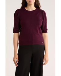 Calvin Klein - Elbow-Length Sleeve Sweater - Lyst