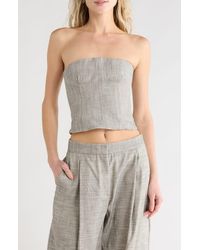 Twp - Jillian Bustier Top - Lyst