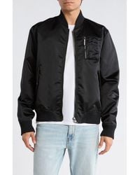 Palm Angels - Curved Logo Bomber Jacket - Lyst