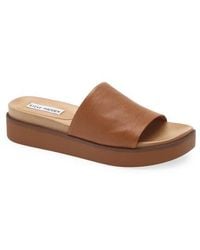 Steve Madden - Robyn Platform Slide Sandal - Lyst