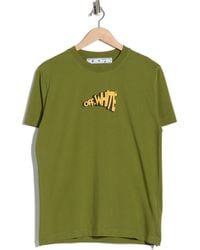 Off-White c/o Virgil Abloh - Slim Fit Cartoon Arrow Graphic T-Shirt - Lyst