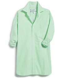 Frank & Eileen - Mackenzie Stripe Oversize Cotton Button-Up Shirt - Lyst