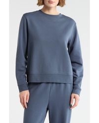 Vince - Crewneck Cotton Sweatshirt - Lyst