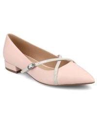Journee Collection - Camby Pointed Toe Flat - Lyst