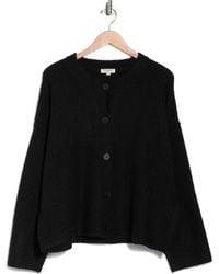 Max Studio - Waffle Button Front Cardigan - Lyst