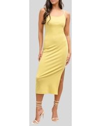 Blu Pepper - Ribbed Body-Con Dress - Lyst