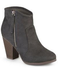 Journee Collection - Link Round Toe Bootie - Lyst
