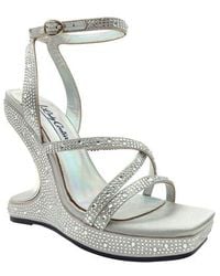Lady Couture - Rhinestone Wedge Sandal - Lyst