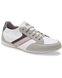 boss smart casual saturn low top trainers