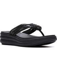 Clarks - Drift Gem Flip Flop - Lyst