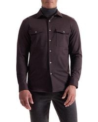 Bugatchi - Knit Button-Up Shirt - Lyst