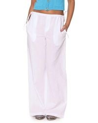 Walter Baker - Susan Linen & Cotton Pull-On Pants - Lyst