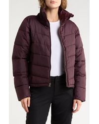 Columbia - Shimmer Ridge Cropped Water Repellent Channel Quilted Puffer Jacket - Lyst