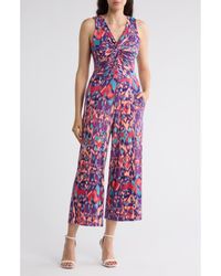 Tart Collections - Leighton Knotted Sleeveless Jumpsuit - Lyst