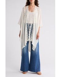 Vince Camuto - Lace Trim Duster - Lyst