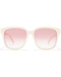 McQueen - 56Mm Square Sunglasses - Lyst