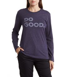 COTOPAXI - Do Good Organic Cotton Blend Long Sleeve T-shirt - Lyst