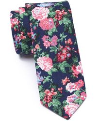 Original Penguin - Agut Floral Cotton Tie - Lyst