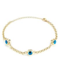 Glaze Jewelry - Vermeil Triple Station Bracelet - Lyst