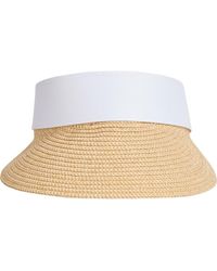 Bruno Magli - Straw Visor - Lyst