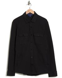 David Donahue - Quilted Cotton Overshirt - Lyst