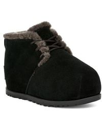 UGG - Pumped Faux Fur Trim Slipper Bootie - Lyst