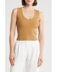Love By Design - Sandy V-Neck Sweater Tank - Lyst