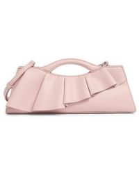 BCBGMAXAZRIA - Ruffle East/West Clutch - Lyst