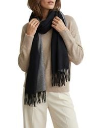 Saachi - Two-Tone Reversible Fringe Scarf - Lyst