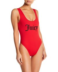 juicy couture red swimsuit