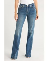 7 For All Mankind - Dojo Mid Rise Flare Jeans - Lyst