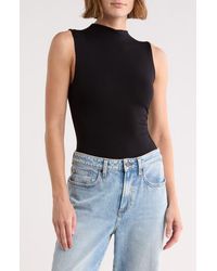 Blu Pepper - Side Cinched Mock Neck Top - Lyst
