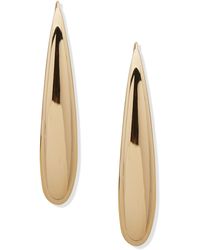DKNY - Lynn Puffy Threader Earrings - Lyst