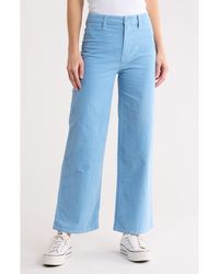Hurley - Wide Leg Corduroy Pants - Lyst