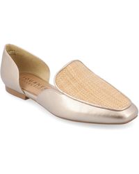 Journee Collection - Kennza Mixed Media Loafer - Lyst